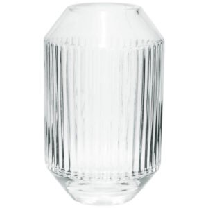 OPTIC HEX VASE 15X9CM