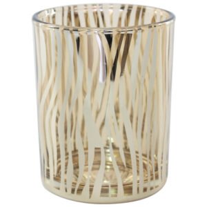 GOLD TIGER VOTIVE 10CM