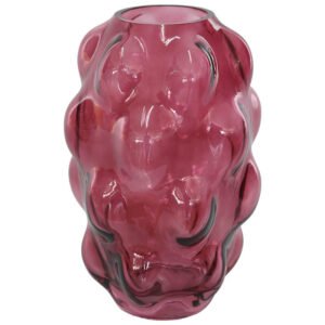CRANBERRY BAUBLE VASE 23CM