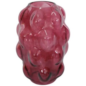 CRANBERRY BAUBLE VASE 28CM
