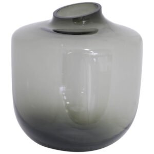 ORGANIC GREY VASE 22CM