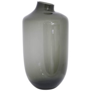 ORGANIC GREY VASE 30CM
