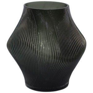 REMI GREY VASE 21CM