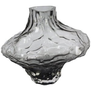 GREY CONFUSO VASE 16CM