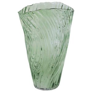 TROPIKANA GREEN VASE 35CM