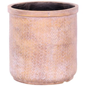 BAMBOO WEAVE PLANTER 38X36CM