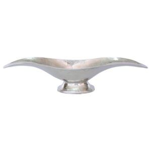 ROUGH NICKEL FTD BOAT VASE 64X15