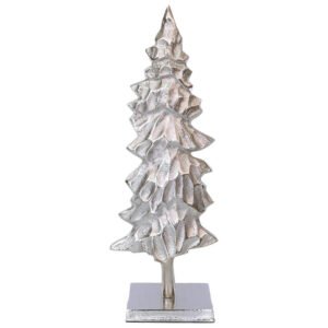 DECOR PINE TREE ROUGH NICKEL 44CM