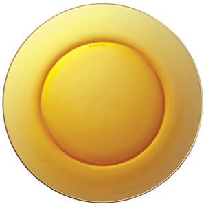 LYS AMBER PLATE 24CM DIA