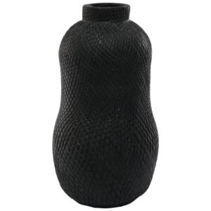TARIM BLACK VASE 51X25CM