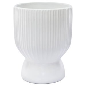 WHITE TANO PLANTER 18CM