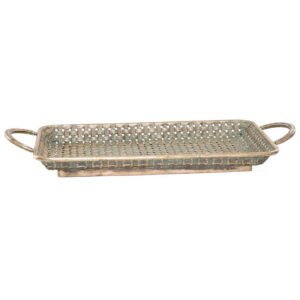 TERRACE GOLD TRAY 59X25CM