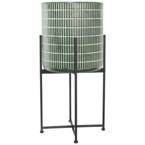 PARADISE GREEN PLANTER/STAND 71CM