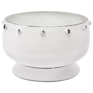 BOLAE VASE WHITE 36X22CM