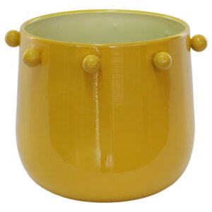 BOLAE YELLOW FLOWER POT 15CM