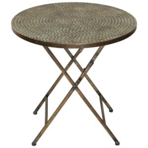 HOBNAIL FOLDED TABLE 56X56CM