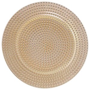 GOLD HAMMERED UNDERPLATE 33CM