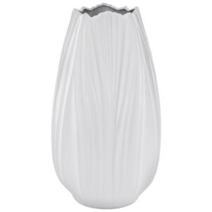MISSISSIPPI VASE MATT WHITE 38CM