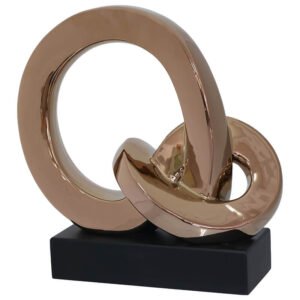 ROSEGOLD RINGS 33CM BLACK BASE