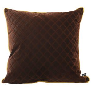 SCATTER TRELLIS MOCCA/MUSTARD PIPE 60CM