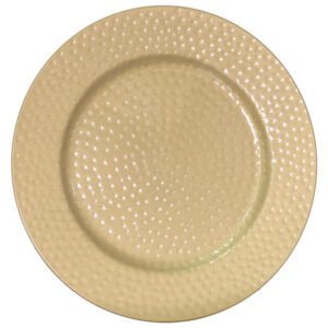 HAMMERED UNDERPLATE GOLD 33CM