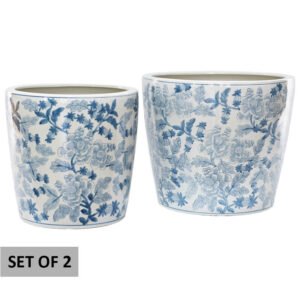 CARNATION EXTRA LARGE PLANTER S/2