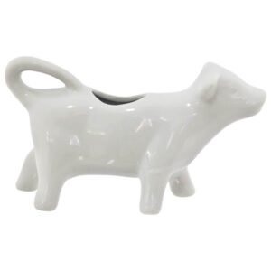 MILK JUG WHITE 8X14X5CM