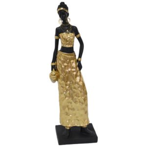 AFRICAN GIRL GOLD CHISEL 30CM