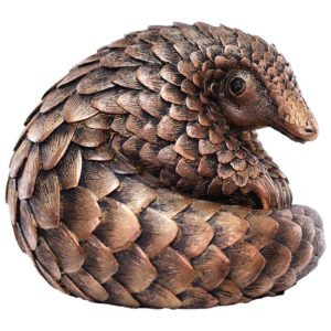 BRONZE PANGOLIN 15CM