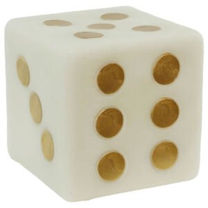MARBLE DICE 10X10CM