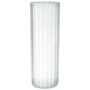 DIVA FLUTED CYLINDER VASE 29X10CM