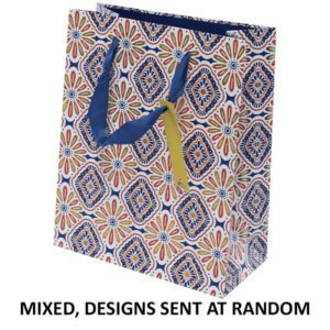 PATTERNED GIFT BAG MEDIUM MIXED