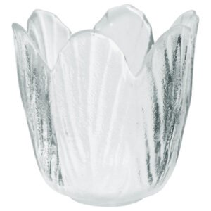 TULIP VOTIVE CLEAR 8X8CM
