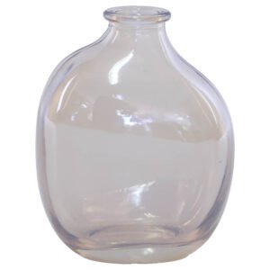 AMBER ORGANIC POSY VASE 11CM
