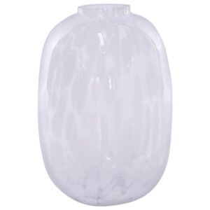 WHITE SPLASH VASE 30X20CM