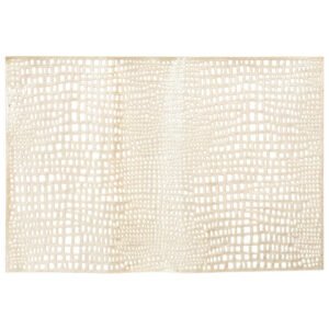 GOLD RECT PLACEMAT 45 X 30CM