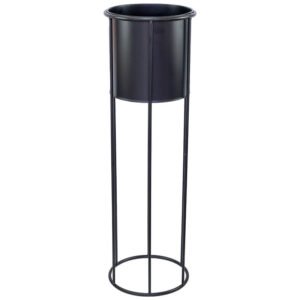 AVA PLANT STAND BLACK 80H 23D