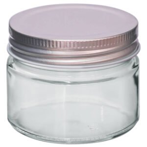 SILVER SCREW TOP JAR 150ML