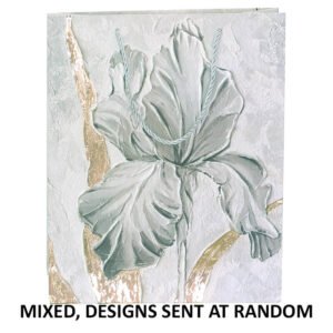 GREY FLORAL GIFT BAG MIXED MEDIUM