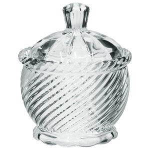 SWIRL TRINKET BOX 9X11CM