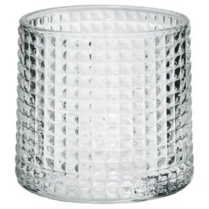 CROSS HATCH VOTIVE 7X8CM