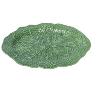 CABBAGE LEAF PLATTER 36X25CM