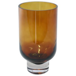 SOHO AMBER VASE 22X12CM