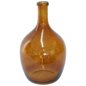 AMBER BOTTLE VASE 40X24CM