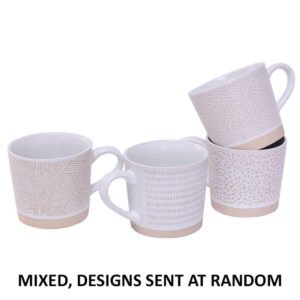 BEIGE COFFEE MUGS MIXED