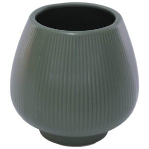 GREEN STRIPE POT 16CM