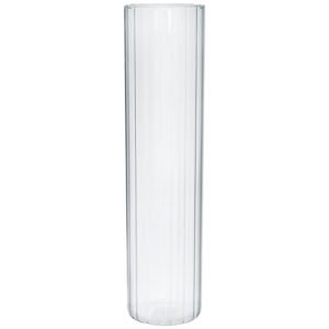 DIVA FLUTED CYLINDER VASE 40X10CM