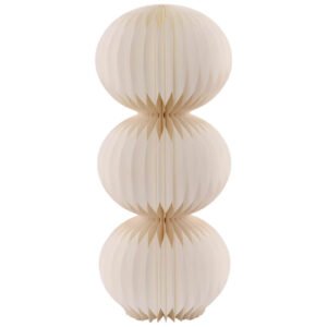 WHITE BALL DECOR 60X29CM