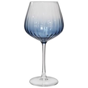 BLUE OMBRE OPTIC GOBLET 670ML