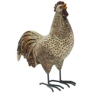 CROWING ROOSTER 21X18CM